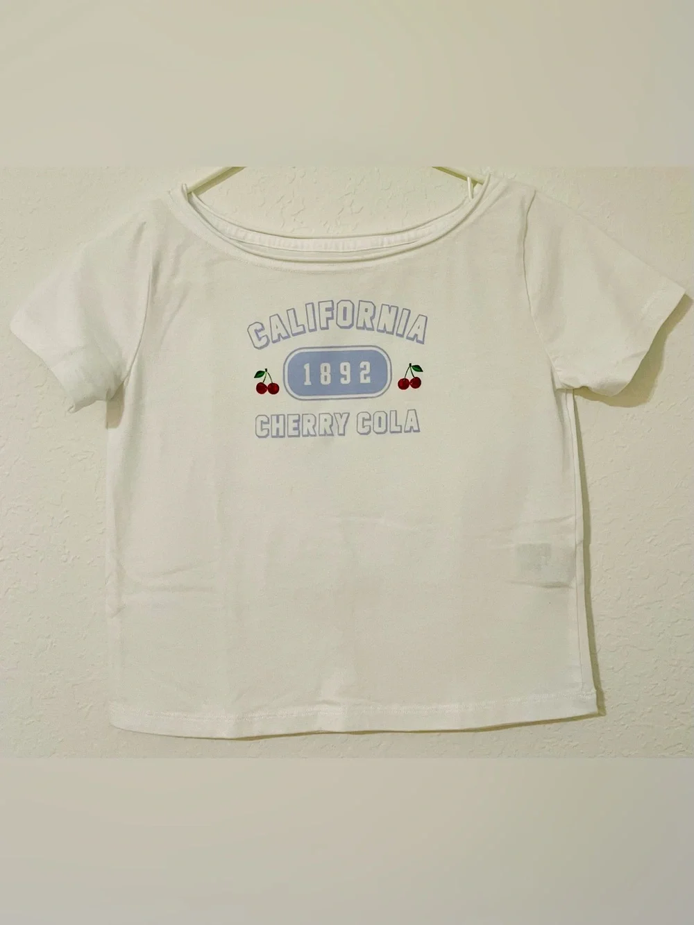 abercrombie kids White California Cherry Cola Graphic Tee